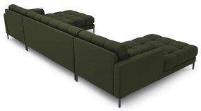 Divano a U angolare verde Bali - Cosmopolitan Design