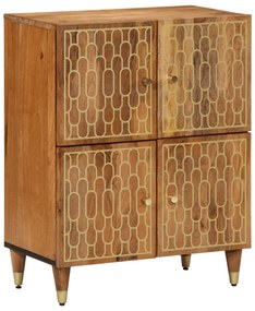 Credenza 60x33x75 Cm İn Legno Massello Di Mango /