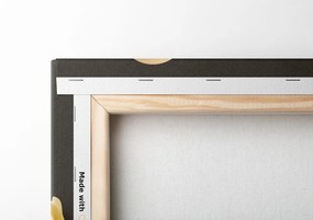 Quadro su tela – Tulipani con motivo dorato