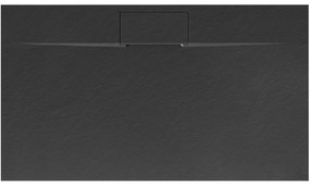 Piatto doccia Bazalt long Black 80x120