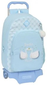 Trolley per la Scuola Glow Lab Cisnes Azzurro 30 x 46 x 14 cm