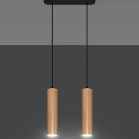 Sollux SL.0637 - Lampadario a sospensione con filo LINO 2xGU10/40W/230V