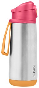 Bottiglia termica Sport 500 ml – rosa/arancione