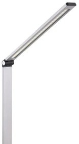 LED Lampada da tavolo con caricatore wireless LED/10W/230V cromo opaco