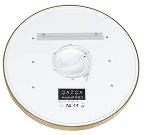 Specchio da bagno rame 50 cm con LED dimmerabile a 3 livelli con touch rotondo - Miral