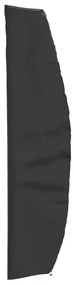 Copertura Ombrellone Giardino Nera 265x50/70/40 Cm 420d Oxford /