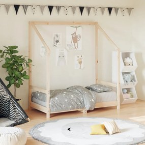Giroletto Per Bambini 70x140 Cm İn Legno Massello Di Pino /