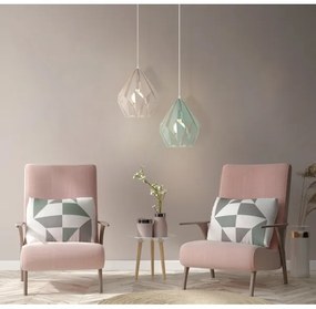 EGLO 49024 - Lampadario a sospensione con filo CARLTON-P 1xE27/60W/230V