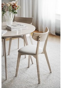 Sedia da pranzo in colore beige-naturale Ami - Rowico