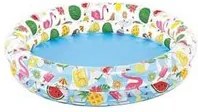 piscina gonfiabile tonda due anelli +2 anni - cm.122x25h. - peso kg.0,97 (59421) fer271462