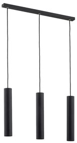 Argon 6112 - Lampadario su filo GOMERA 3xGU10/5W/230V nero