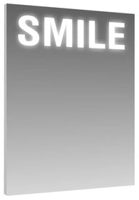 Specchio con illuminazione integrata bagno rettangolare Smile H 60 x P 2.5 cm