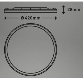 Briloner 7080-015 - Luce LED dimmerabile SLIM LED/22W/230V 2700-6500K + +TC