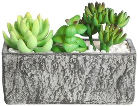 Eglo 428009 - Pianta artificiale in vaso CHITOSE 14,5x17,8 cm succulenta