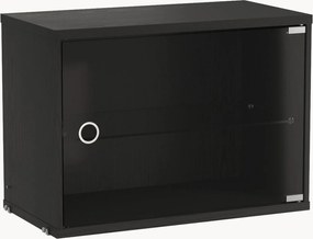 Vetrina con anta battente in vetro String System, larg. 58 x prof. 30 cm