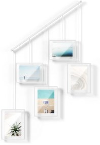 Cornici da parete in metallo bianco in set da 5 66x69 cm Exhibit - Umbra