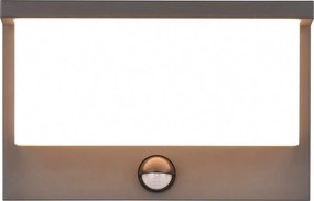 Applique da esterno con sensore di movimento (altezza 15 cm) Nestos - Trio