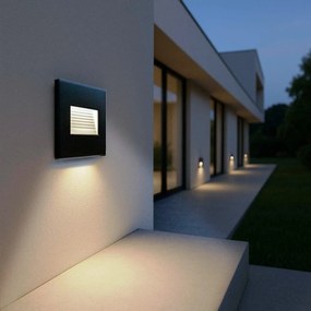 Segnapasso LED per Scatola 503 3.5W IP65 - Luce Asimmetrica Colore Bianco Caldo 2.700K