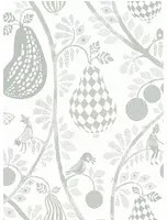 Littlephant Carta da parati Fruit Garden - White/ Green