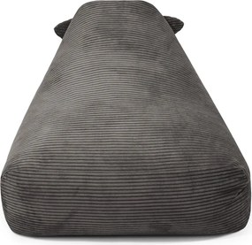 Pouf a sacco per bambini viola con rivestimento in velluto a coste Snug 80 Dragon – SLOWDOWN