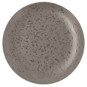 Piatto Piano Ariane Oxide Ceramica Grigio (Ø 21 cm) (12 Unità)