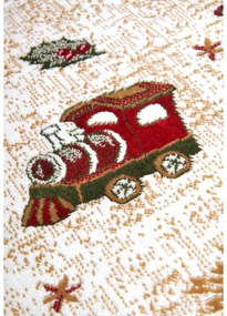 Tappeto rotondo rosso natalizio in misto cotone ø 200 cm Toy's Delight Red Christmas - Villeroy&amp;Boch