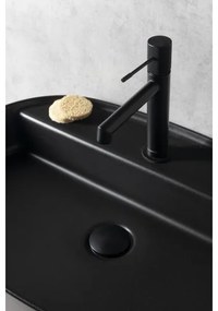 Sapho - Miscelatore per lavabo SOLARIS 20 cm nero opaco