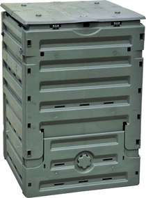 Compostiera da Giardino 300L 60x60xH90cm Rama Eco-Master Verde...