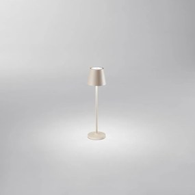 MINI DIVA Lampada da tavolo ricaricabile a batterie in alluminio pressofuso verniciato a polvere per uso interno/esterno