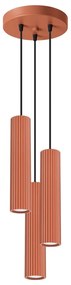Lampadario color mattone ø 19,5 cm Gleam – Sollux