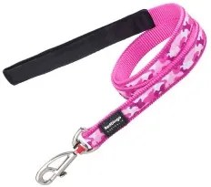 Guinzaglio per Cani Red Dingo Mimetico Fucsia (2 x 120 cm)