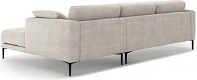 Divano angolare beige (con penisola a destra/con chaise lounge) Bemy – Micadoni