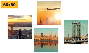 Set di quadri – Viaggio nella città di New York