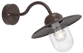 Nordlux - Applique da esterno LUXEMBOURG 1xE27/60W/230V IP54 marrone/patina