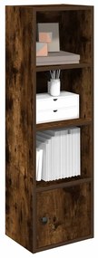Libreria Rovere Fumo 31x24x102 Cm İn Legno Multistrato /
