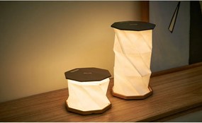 Decorazione luminosa nera con ricarica USB ø 12 cm Twist Hexagon – Gingko