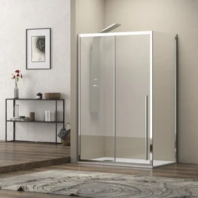 Kamalu - Box doccia 70x110 scorrevole frontale vetro 8mm altezza h200 | KEL4000