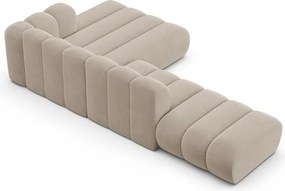 Divano angolare beige ad angolo destro Lupine - Micadoni Home