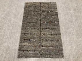 Gabbeh Tappeto persiano 140 x 80 Grigio (Iran) Annodato A Mano