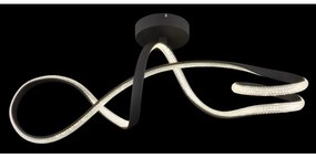 Globo 67341DS - Lampadario a plafone LED SWIRL LED/30W/230V nero