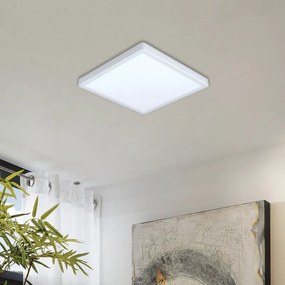 Applique LED moderno da esterno Argolis bianco IP44, luce bianco caldo 2400 lumen, EGLO