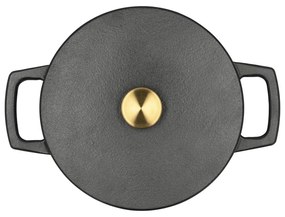 Pentola in ghisa con coperchio incluso adatta all'induzione 3,6 l – Holm