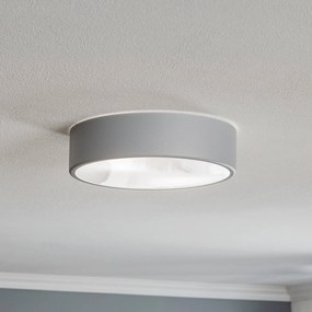 TEMAR LIGHTING Plafoniera Cleo 300, IP54, Ø 30 cm grigio