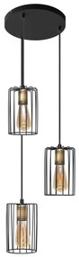 Lampadario a sospensione con filo FARGO 3xE27/15W/230V