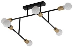 Eglo 79356 - Lampadario a plafone BELSIANA 6xE27/40W/230V