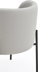 Poltrona grigio chiaro Mogi - Teulat