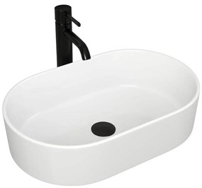 REA-U0600 - Lavabo da appoggio ALMA 36x57 cm ceramica/bianco lucido