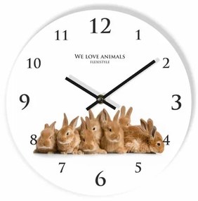 Orologio per bambini con coniglietti