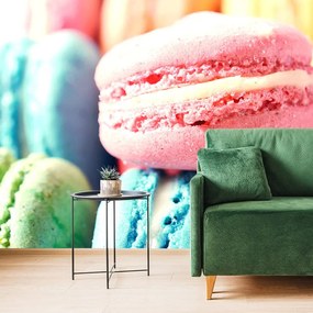 Carta da parati autoadesiva – Macarons colorati