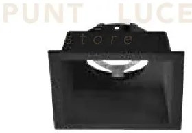 Faretto incasso digital gu10 cut out 8,5cm ip20 nero